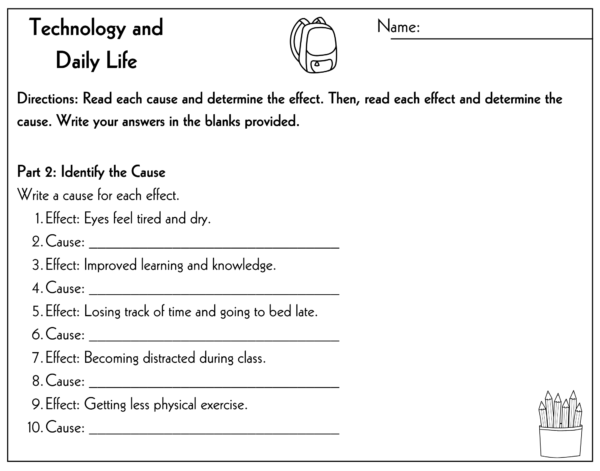 Cause and Effect Worksheet | 3rd-6th Grade | Engaging Practice Activities - Image 3