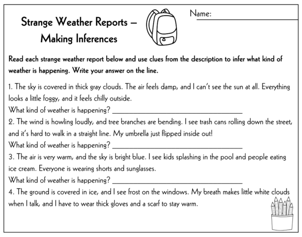 Making Inferences 3rd Grade Worksheet | Fun & Interactive Reading Practice - Image 4